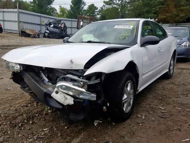 1G3NL52E14C208072 - 2004 OLDSMOBILE ALERO GL WHITE photo 2