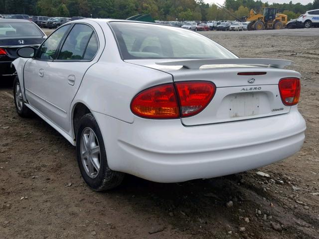 1G3NL52E14C208072 - 2004 OLDSMOBILE ALERO GL WHITE photo 3