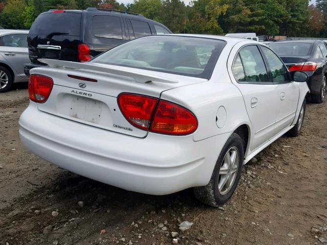 1G3NL52E14C208072 - 2004 OLDSMOBILE ALERO GL WHITE photo 4