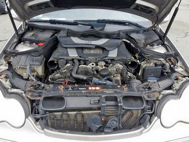 WDBRF92H46F794342 - 2006 MERCEDES-BENZ C 280 4MAT GRAY photo 7