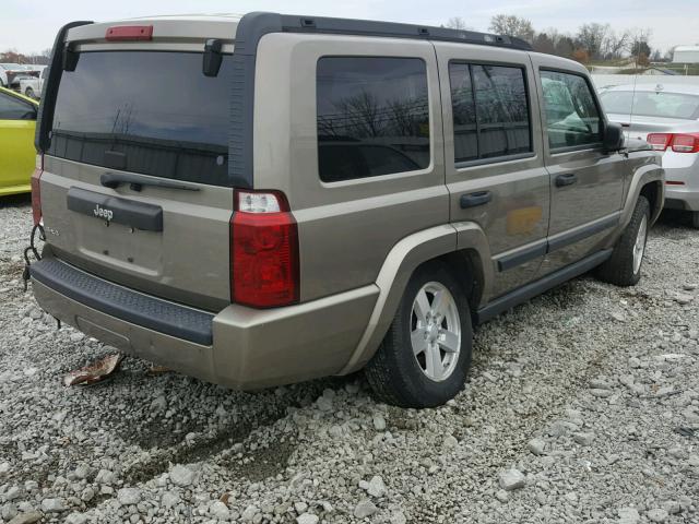 1J8HG48K96C123291 - 2006 JEEP COMMANDER BEIGE photo 4