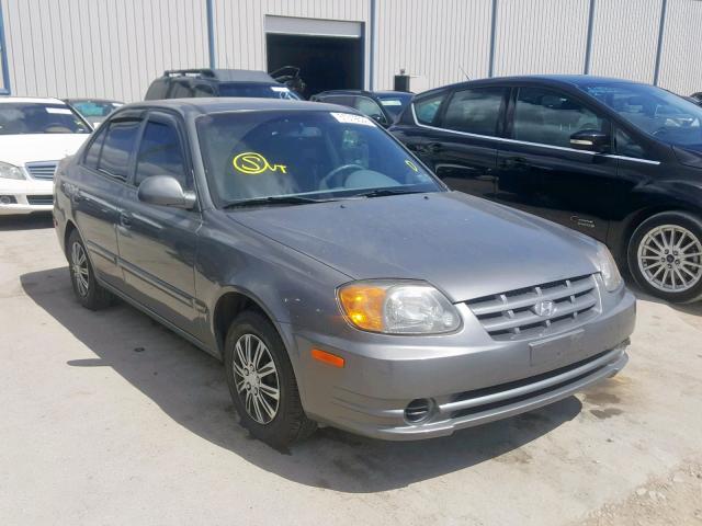 KMHCG45C95U602345 - 2005 HYUNDAI ACCENT GL GRAY photo 1