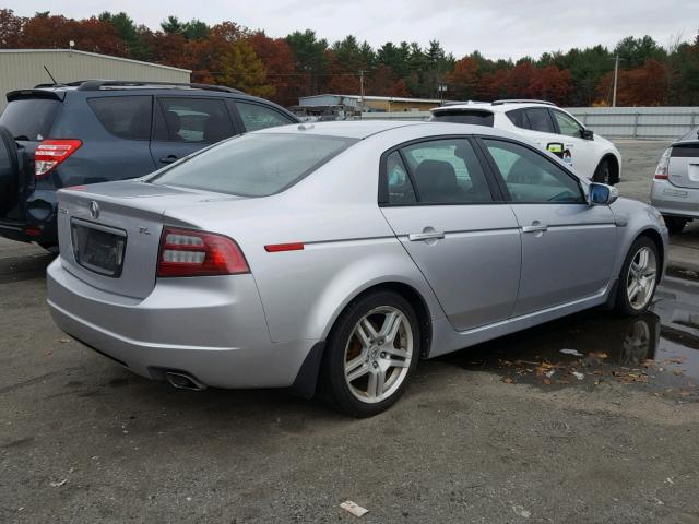 19UUA66227A007919 - 2007 ACURA TL SILVER photo 4