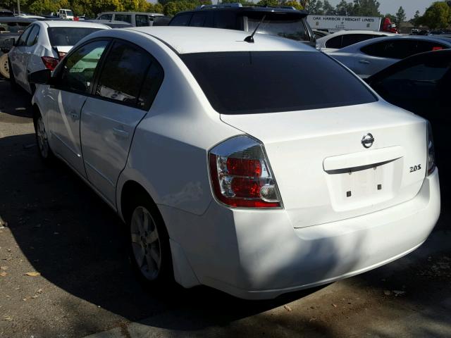 3N1AB61E17L673486 - 2007 NISSAN SENTRA 2.0 WHITE photo 3