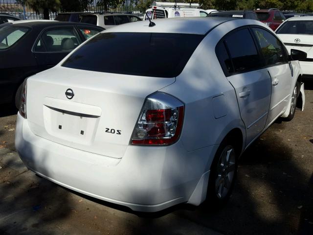 3N1AB61E17L673486 - 2007 NISSAN SENTRA 2.0 WHITE photo 4