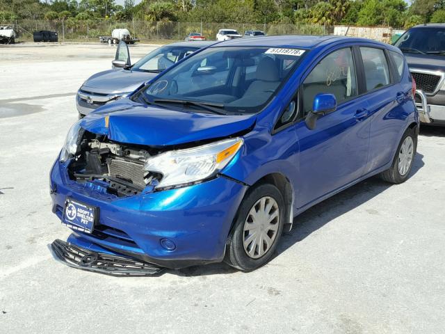 3N1CE2CP0EL362300 - 2014 NISSAN VERSA NOTE BLUE photo 2