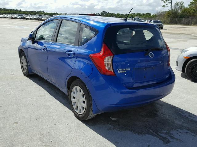 3N1CE2CP0EL362300 - 2014 NISSAN VERSA NOTE BLUE photo 3