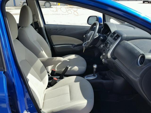 3N1CE2CP0EL362300 - 2014 NISSAN VERSA NOTE BLUE photo 5