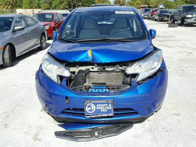 3N1CE2CP0EL362300 - 2014 NISSAN VERSA NOTE BLUE photo 9