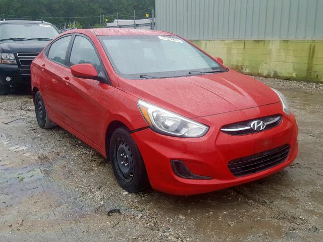 KMHCT4AE1GU106154 - 2016 HYUNDAI ACCENT SE RED photo 1