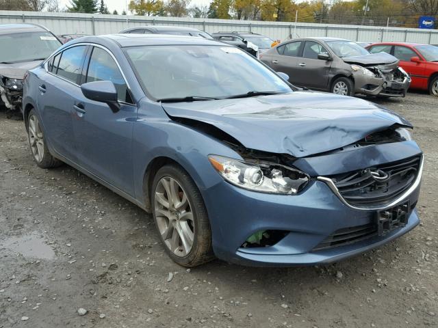 JM1GJ1T69F1178638 - 2015 MAZDA 6 TOURING BLUE photo 1