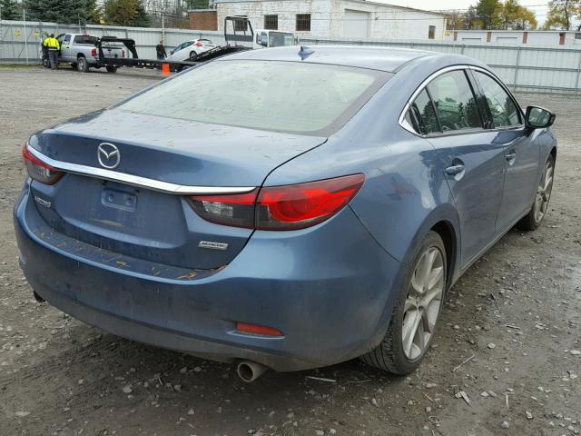 JM1GJ1T69F1178638 - 2015 MAZDA 6 TOURING BLUE photo 4