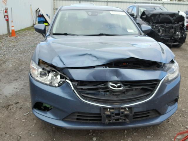 JM1GJ1T69F1178638 - 2015 MAZDA 6 TOURING BLUE photo 9