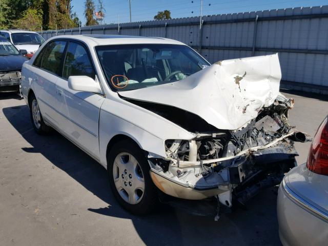 4T1BF28B83U309541 - 2003 TOYOTA AVALON XL WHITE photo 1