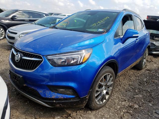 KL4CJ1SB9HB032874 - 2017 BUICK ENCORE SPO BLUE photo 2