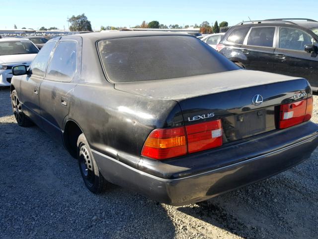 JT8BH28F0W0123410 - 1998 LEXUS LS 400 BLACK photo 3