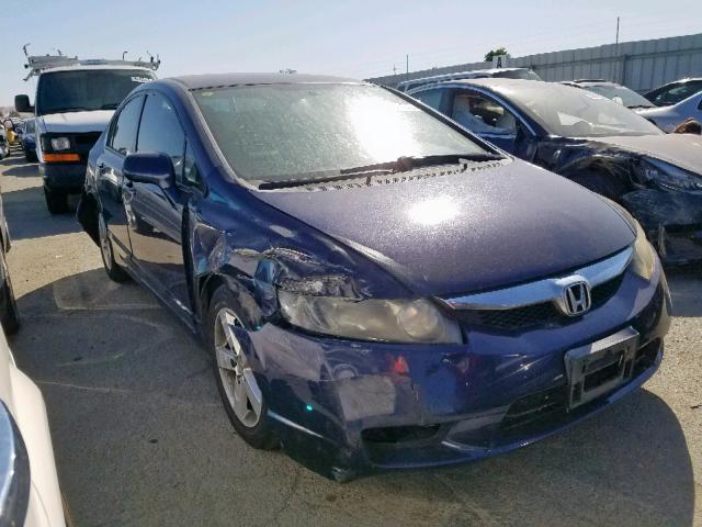 19XFA1F61AE001000 - 2010 HONDA CIVIC LX-S BLUE photo 1