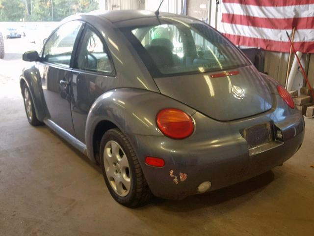 3VWCK21C53M436174 - 2003 VOLKSWAGEN NEW BEETLE ნაცრისფერი ფოტო 3