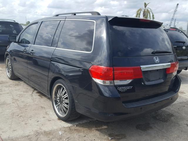 5FNRL388X8B018559 - 2008 HONDA ODYSSEY TO BLACK photo 3