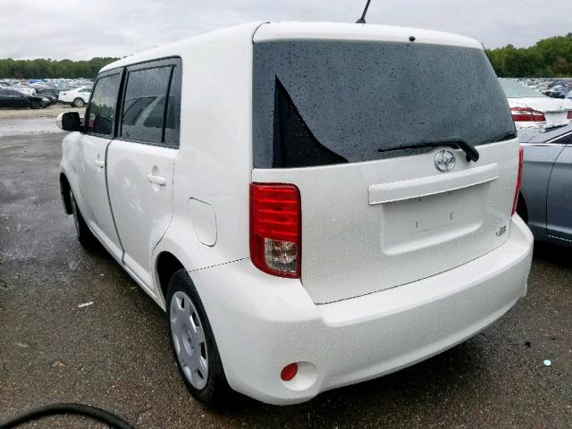 JTLZE4FE3CJ023262 - 2012 TOYOTA SCION XB 白色 照片 3