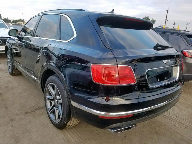 SJAAC2ZV1JC017445 - 2018 BENTLEY BENTAYGA BLACK photo 3