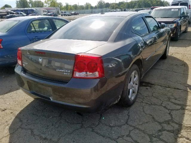 2B3CK3CV2AH118601 - 2010 DODGE CHARGER SX GRAY photo 4