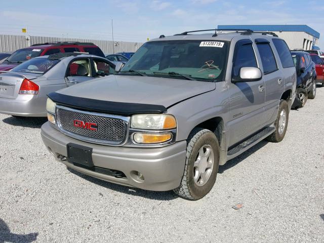 1GKEK63U24J138810 - 2004 GMC YUKON DENA SILVER photo 2