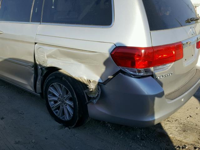 5FNRL38828B057517 - 2008 HONDA ODYSSEY TO SILVER photo 9