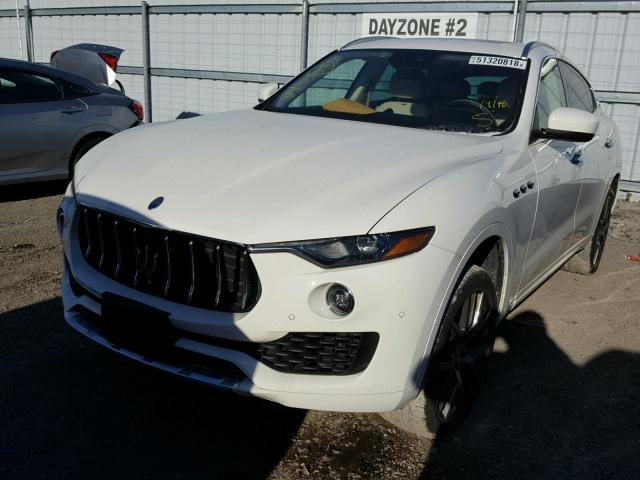 ZN661XUL5HX226766 - 2017 MASERATI LEVANTE WHITE photo 2