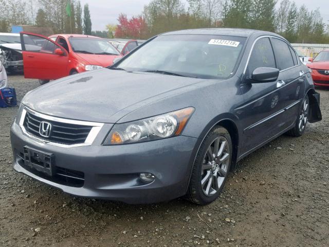 1HGCP3F85AA015467 - 2010 HONDA ACCORD EXL GRAY photo 2