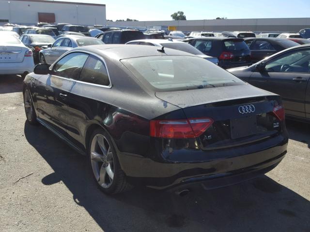 WAUDK78T78A036063 - 2008 AUDI A5 QUATTRO BLACK photo 3