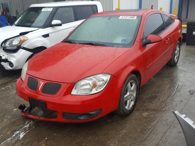 1G2AL15F477274337 - 2007 PONTIAC G5 RED photo 2