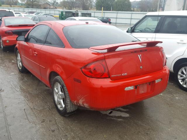 1G2AL15F477274337 - 2007 PONTIAC G5 RED photo 3