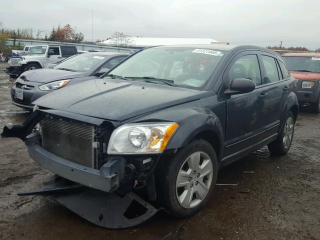 1B3HB48B47D173499 - 2007 DODGE CALIBER SX BLUE photo 2