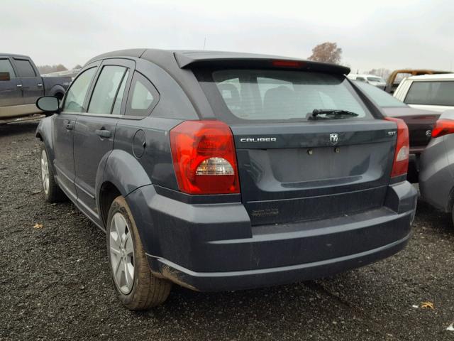 1B3HB48B47D173499 - 2007 DODGE CALIBER SX BLUE photo 3