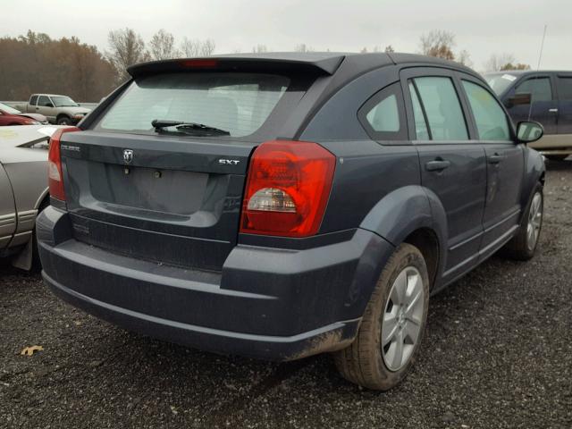 1B3HB48B47D173499 - 2007 DODGE CALIBER SX BLUE photo 4