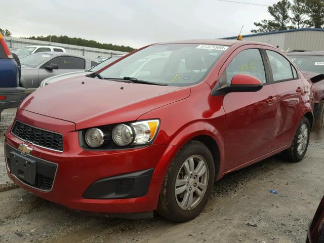 1G1JA5SH5C4113577 - 2012 CHEVROLET SONIC LS 红色 照片 2