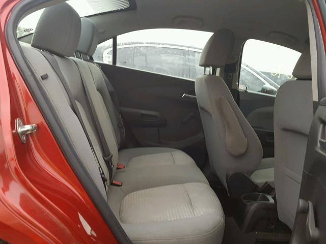 1G1JA5SH5C4113577 - 2012 CHEVROLET SONIC LS 红色 照片 6