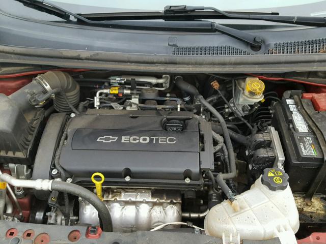 1G1JA5SH5C4113577 - 2012 CHEVROLET SONIC LS 红色 照片 7