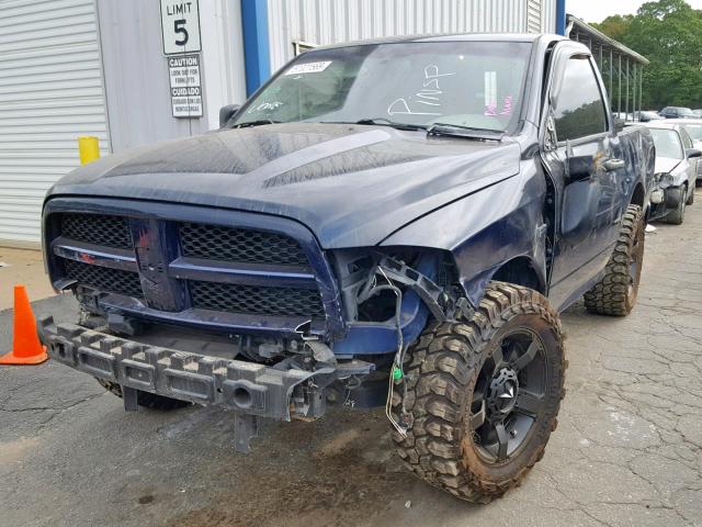 3C6JD6AT4CG278055 - 2012 DODGE RAM 1500 S BLUE photo 2