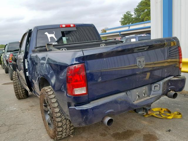 3C6JD6AT4CG278055 - 2012 DODGE RAM 1500 S BLUE photo 3