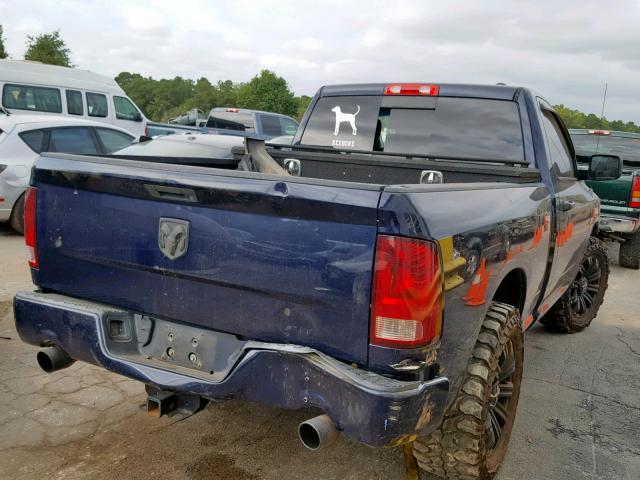 3C6JD6AT4CG278055 - 2012 DODGE RAM 1500 S BLUE photo 4