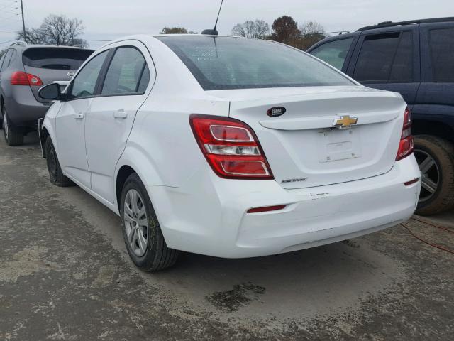 1G1JB5SH1H4142708 - 2017 CHEVROLET SONIC LS 白色 照片 3