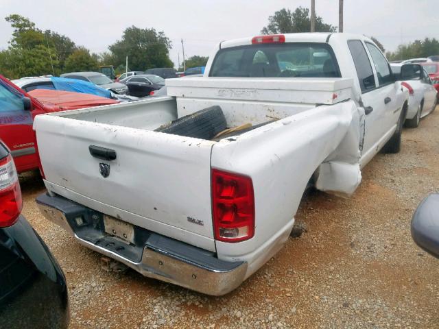 1D7HA18N75J577282 - 2005 DODGE RAM 1500 S WHITE photo 4