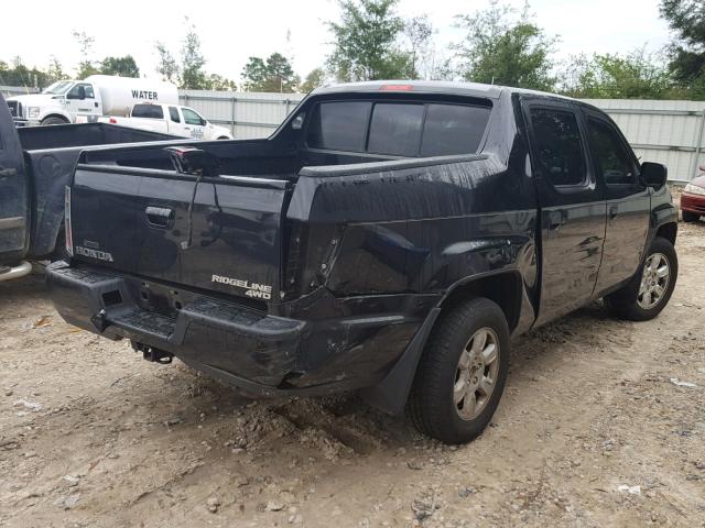 5FPYK1F71EB004484 - 2014 HONDA RIDGELINE BLACK photo 4