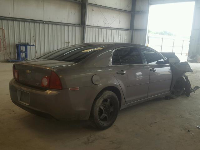 1G1ZC5E07AF319598 - 2010 CHEVROLET MALIBU 1LT ვერცხლისფერი ფოტო 4