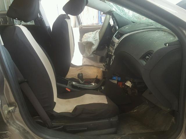 1G1ZC5E07AF319598 - 2010 CHEVROLET MALIBU 1LT ვერცხლისფერი ფოტო 5