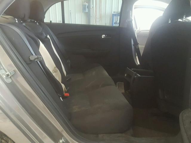 1G1ZC5E07AF319598 - 2010 CHEVROLET MALIBU 1LT ვერცხლისფერი ფოტო 6