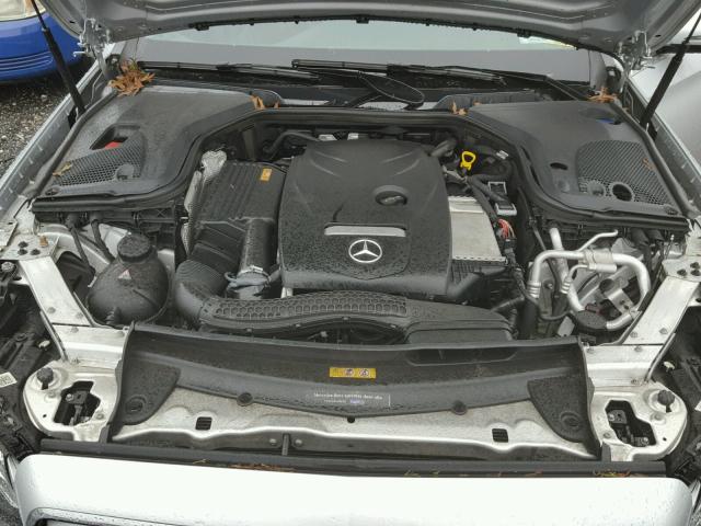 WDDZF4KBXHA152830 - 2017 MERCEDES-BENZ E 300 4MAT GRAY photo 7