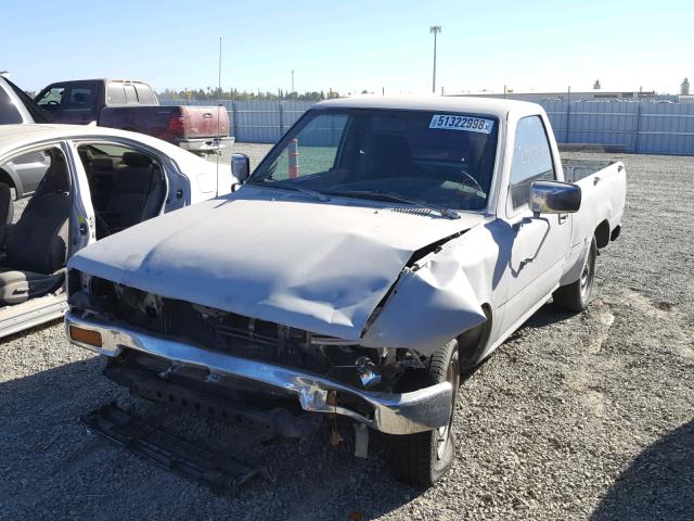 JT4RN81P0K0026569 - 1989 TOYOTA PICKUP 1/2 GRAY photo 2